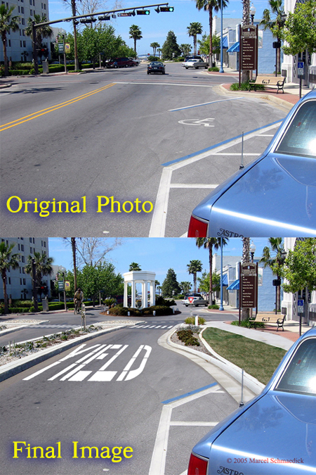 Downtown Roundabout PC Sample_W500