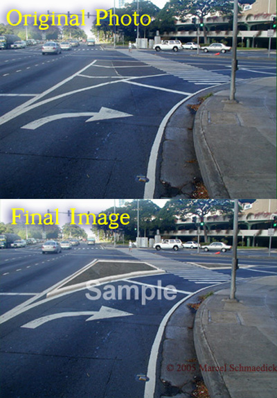 Sample Int w raised island